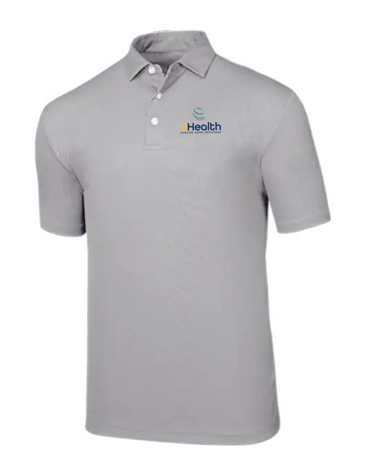 Callaway Birdseye Light Grey Polo w/Uhealth Logo