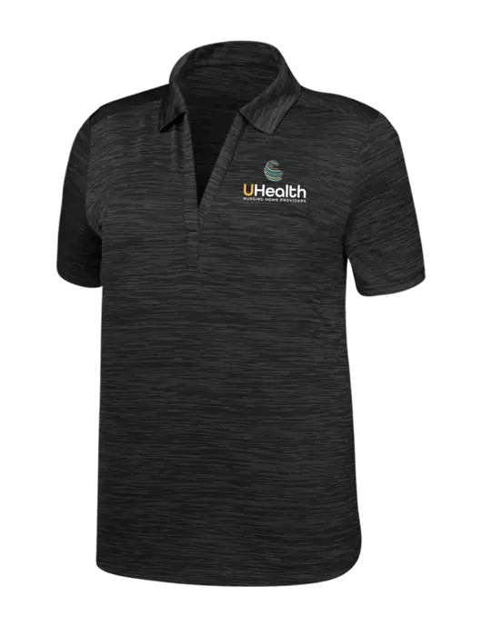 Callaway Womens Black Broken Stripe w/Uhealth Logo