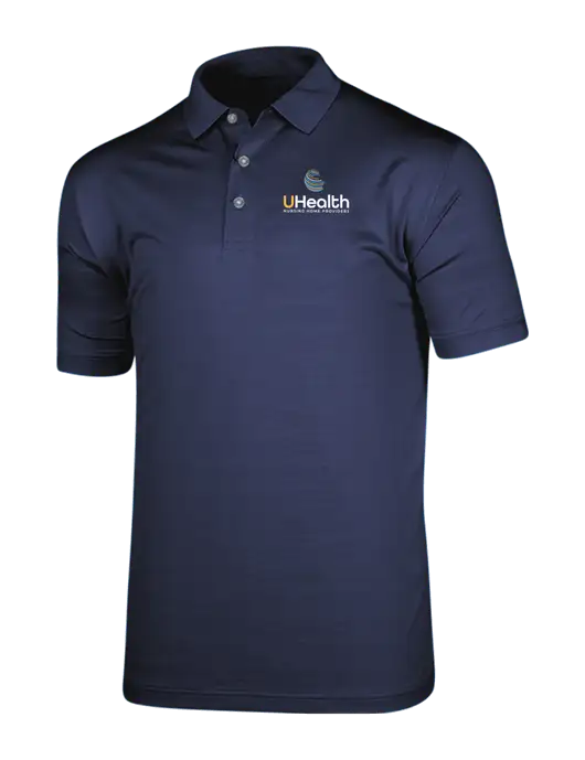Callaway Vibrant Navy Ventilated Polo w/Uhealth Logo