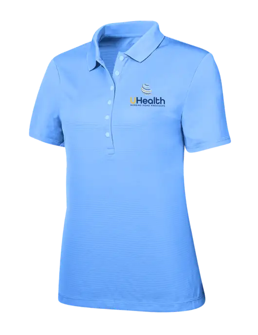 Callaway Womens Ottoman Light Blue Polo w/Uhealth Logo