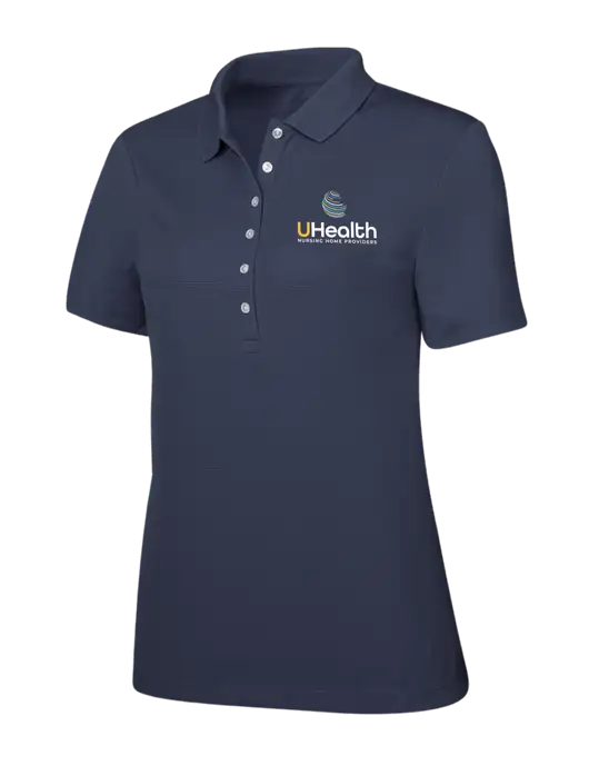 Callaway Womens Ottoman Navy Polo w/Uhealth Logo