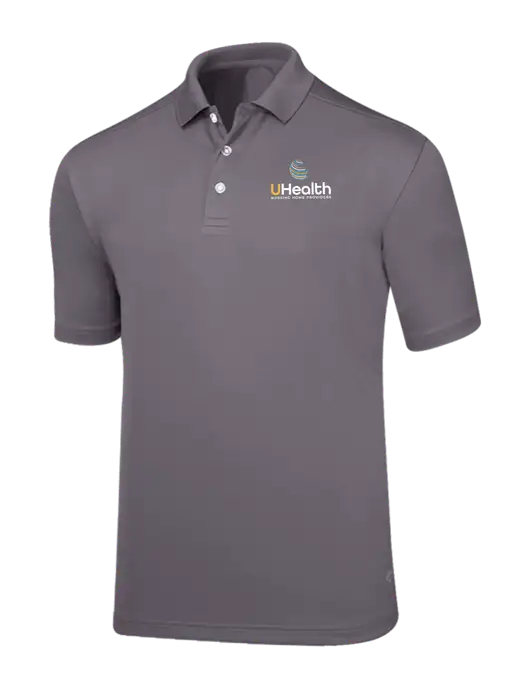 Callaway Core Medium Grey Performance Polo w/Uhealth Logo