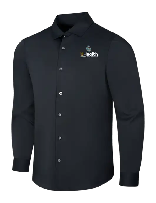 Black City Stretch Shirt w/Uhealth Logo