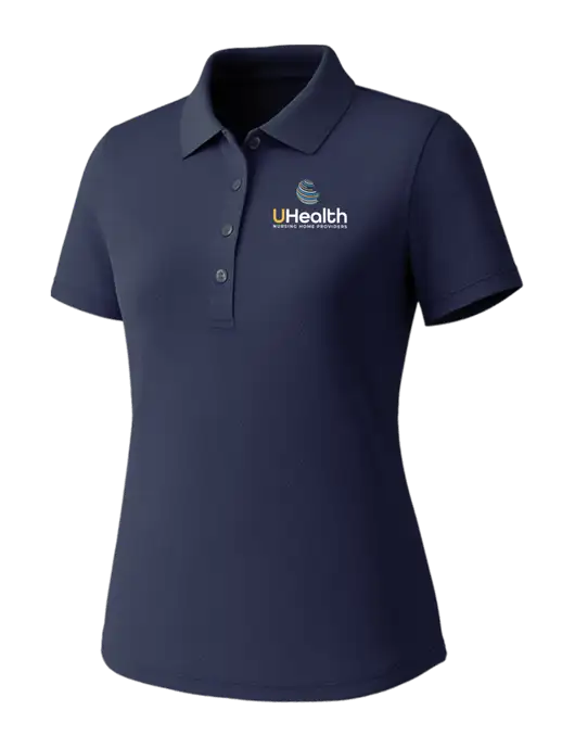 Callaway Womens Core Navy Performance Polo w/Uhealth Logo