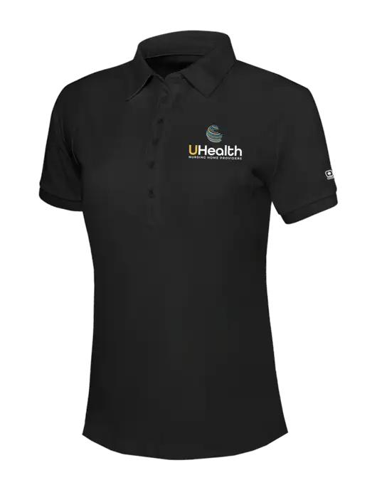 OGIO Womens Blacktop Jewel Polo w/Uhealth Logo