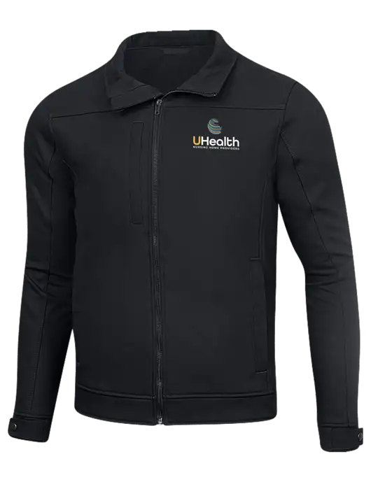 Cornerstone Charcoal Duck Bonded Soft Shell Jacket w/Uhealth Logo