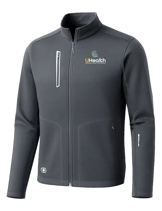 OGIO Dark Grey Endurance Fulcrum Full-Zip w/Uhealth Logo