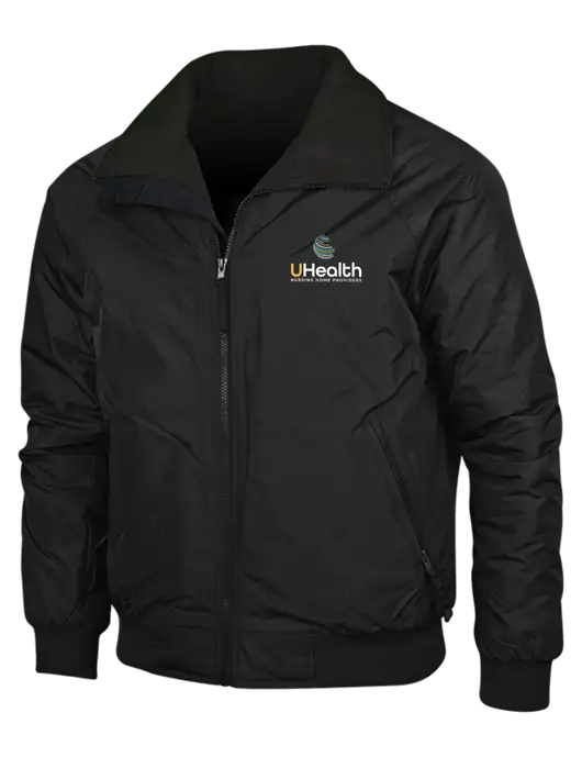 True Black/True Black Classic Challenger Jacket w/Uhealth Logo