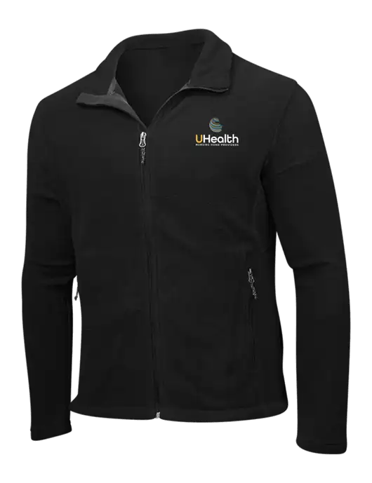Black Fleece Jacket w/Uhealth Logo