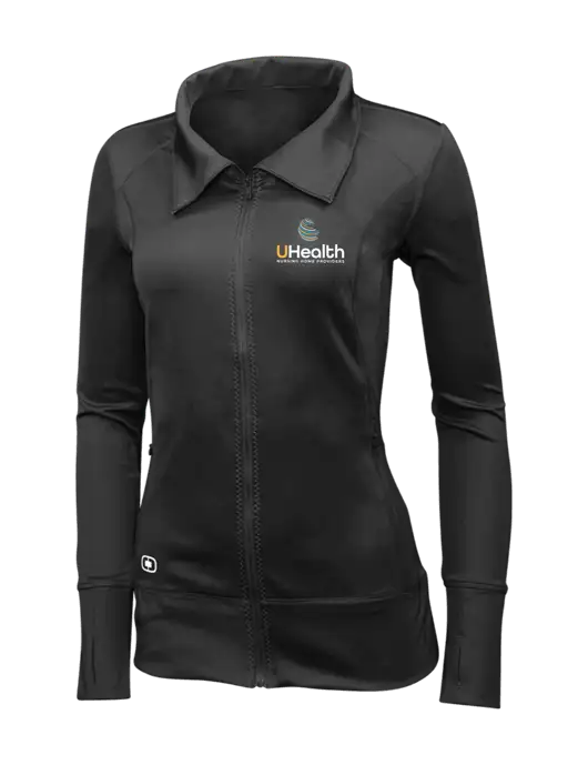 OGIO Blacktop Womens Endurance Fulcrum Full-Zip w/Uhealth Logo