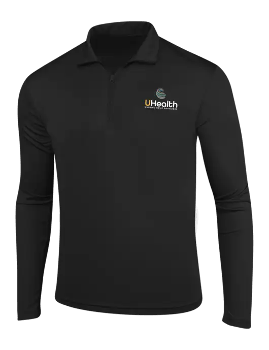 Black PosiCharge Competitor 1/4 Zip Pullover w/Uhealth Logo