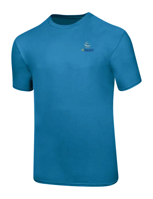 Ring Spun Sapphire 4.5 oz T-Shirt w/Uhealth Logo