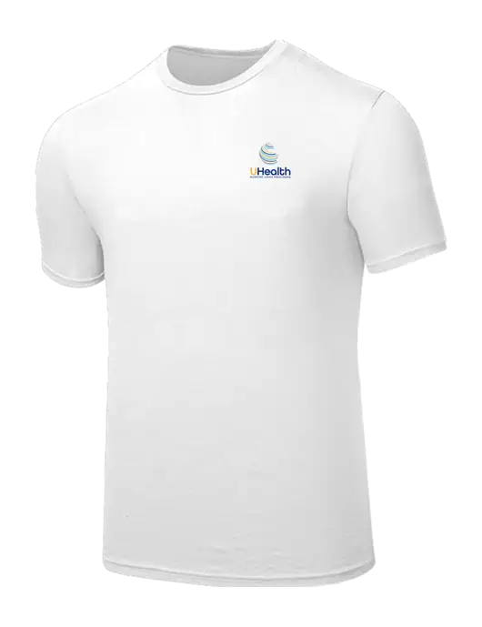 Seriously Soft White T-Shirt w/Uhealth Logo