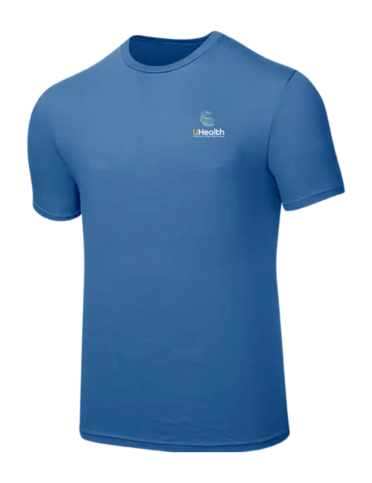 Seriously Soft Light Navy T-Shirt w/Uhealth Logo