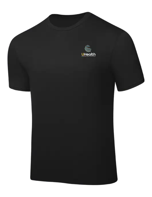 Black PosiCharge Competitor Tee w/Uhealth Logo