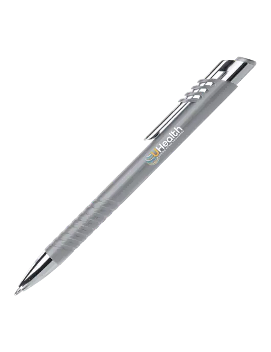 Schirhart Grey Pen - Black Ink w/Uhealth Logo