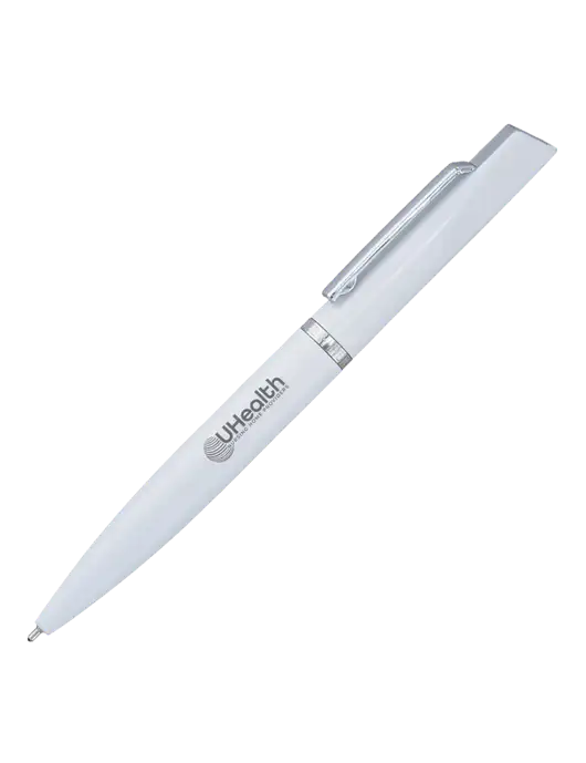 Santos White Pen - Black Ink w/Uhealth Logo