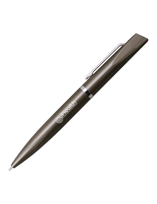 Santos Gunmetal Pen - Black Ink w/Uhealth Logo
