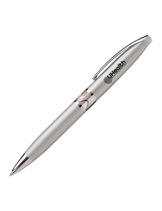 Illusion Silver Pen - Black Ink w/Uhealth Logo