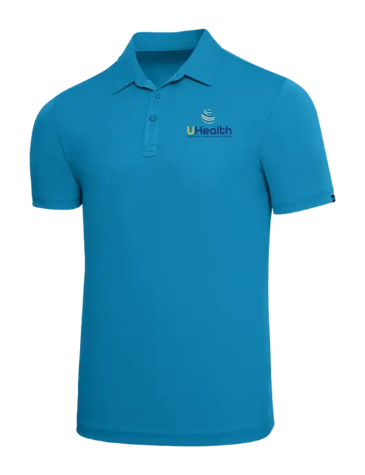 TravisMathew Sapphire Solid Oceanside Polo w/Uhealth Logo