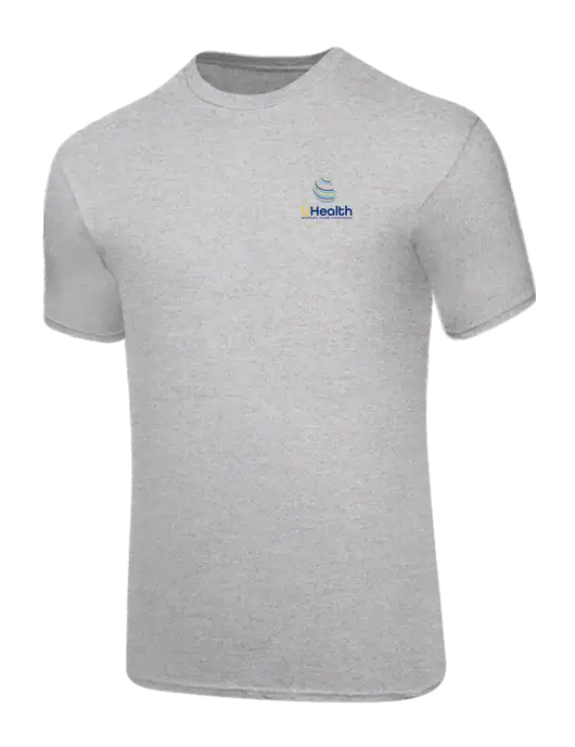 Core Blend Light Grey Heather T-Shirt w/Uhealth Logo