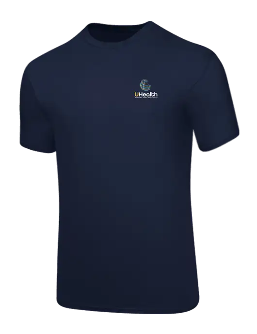 Core Blend Navy T-Shirt w/Uhealth Logo