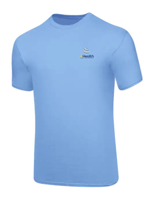 Core Blend Light Blue T-Shirt w/Uhealth Logo