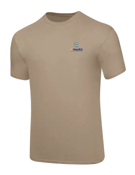 Core Blend Dark Tan T-Shirt w/Uhealth Logo