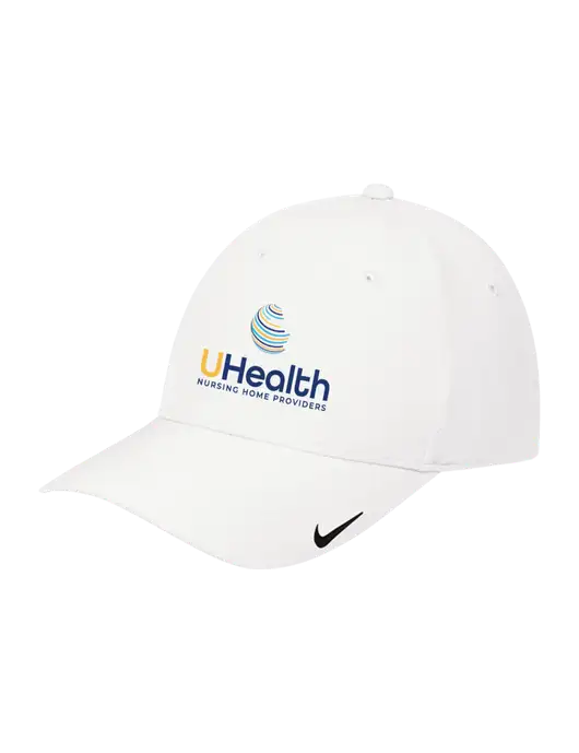 Nike White Dri-FIT Legacy Cap w/Uhealth Logo