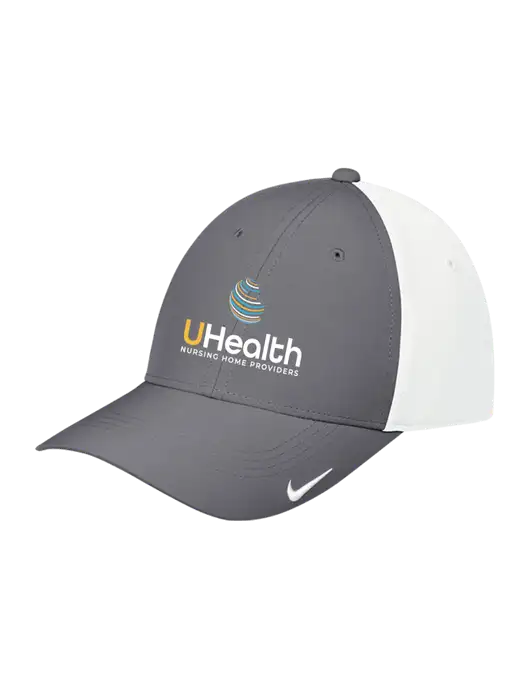 Nike Dark Grey/White Dri-FIT Legacy Cap w/Uhealth Logo