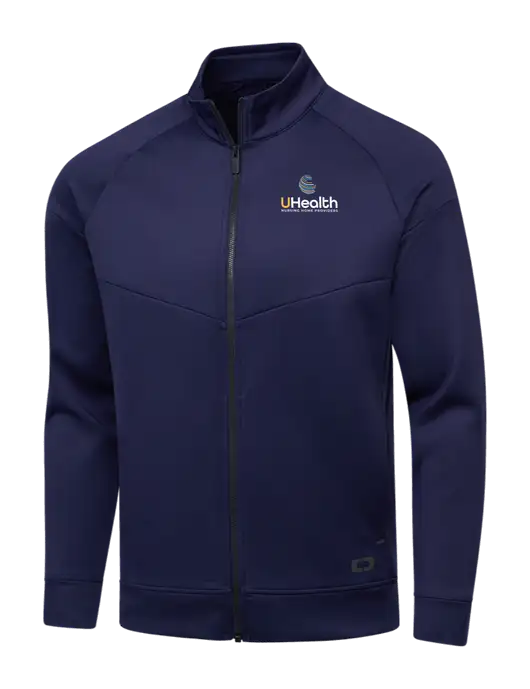 OGIO Navy Endurance Modern Performance Full-Zip w/Uhealth Logo