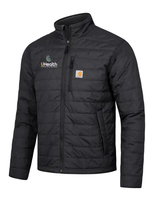 Carhartt Black Gilliam Jacket w/Uhealth Logo
