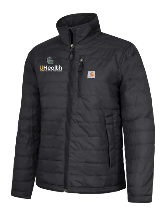 Carhartt Womens Black Gilliam Jacket w/Uhealth Logo
