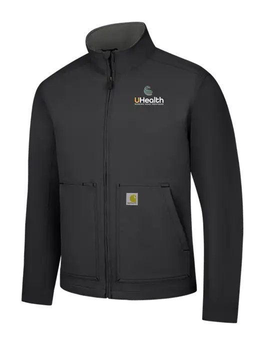Carhartt Black Super Dux Soft Shell Jacket w/Uhealth Logo