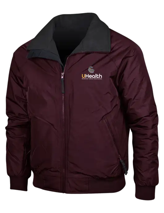 Maroon/True Black Classic Challenger Jacket w/Uhealth Logo