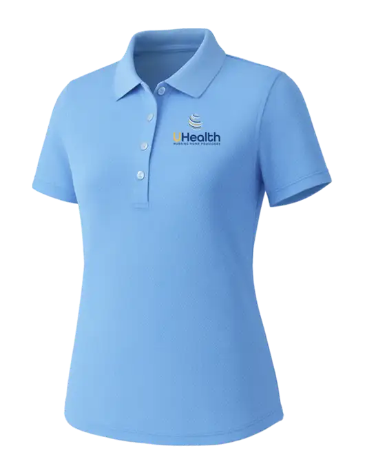 Callaway Womens Core Light Blue Performance Polo w/Uhealth Logo