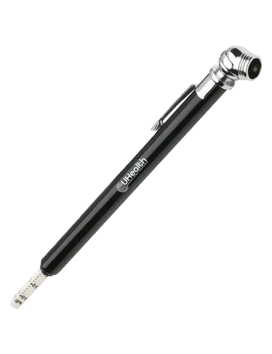 Quick View Black Tire Gauge w/Uhealth Logo