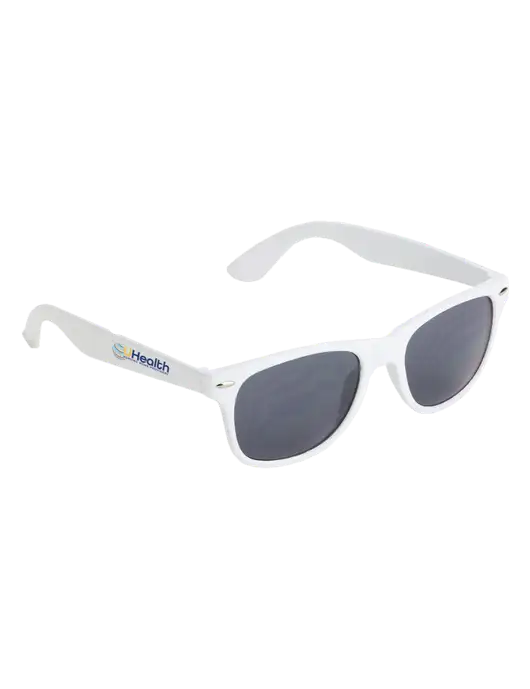 Daytona White Sunglasses w/Uhealth Logo