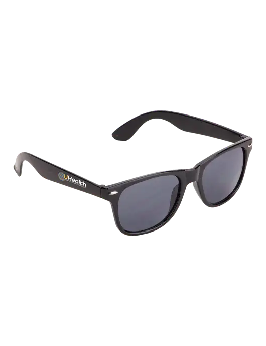Daytona Black Sunglasses w/Uhealth Logo