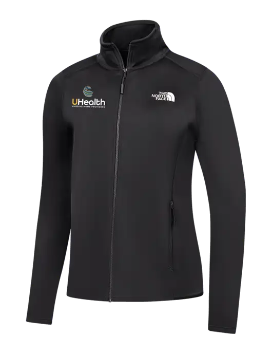 The North Face Womens Black Skyline Full-Zip Fleece Jacket w/Uhealth Logo