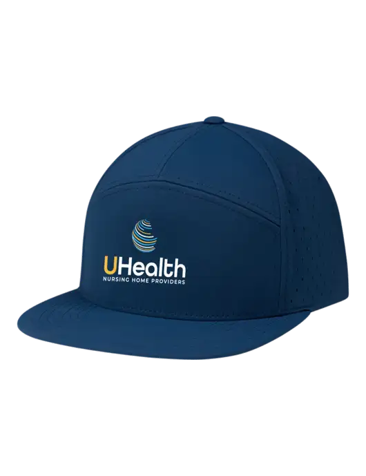 Richardson Light Navy Cannon Cap w/Uhealth Logo