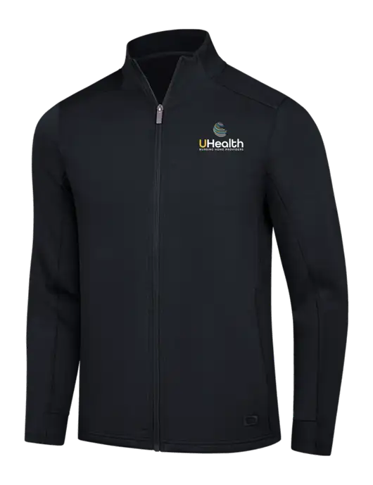 OGIO Black Transcend Full-Zip w/Uhealth Logo