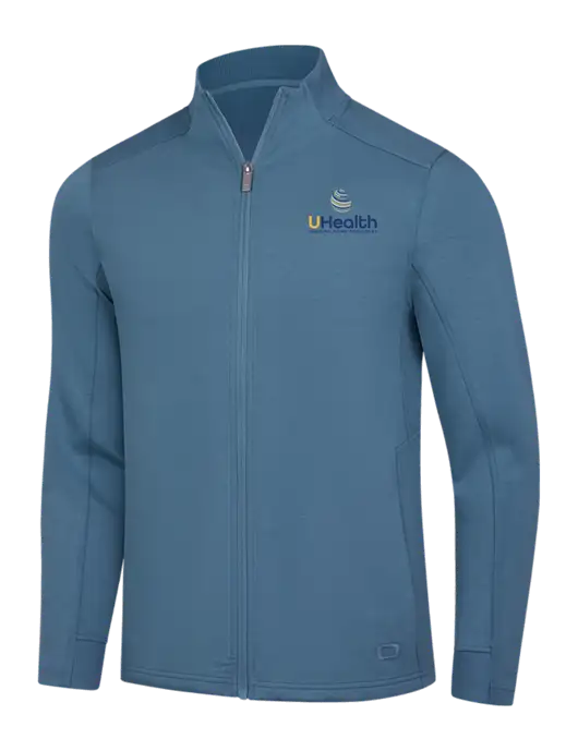 OGIO Light Slate Blue Transcend Full-Zip w/Uhealth Logo