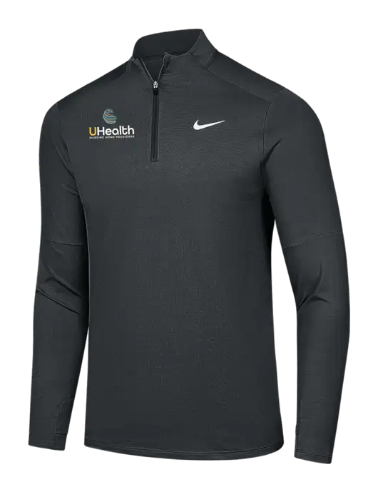 Nike Dark Grey Dri-FIT Element 1/2-Zip Pullover w/Uhealth Logo