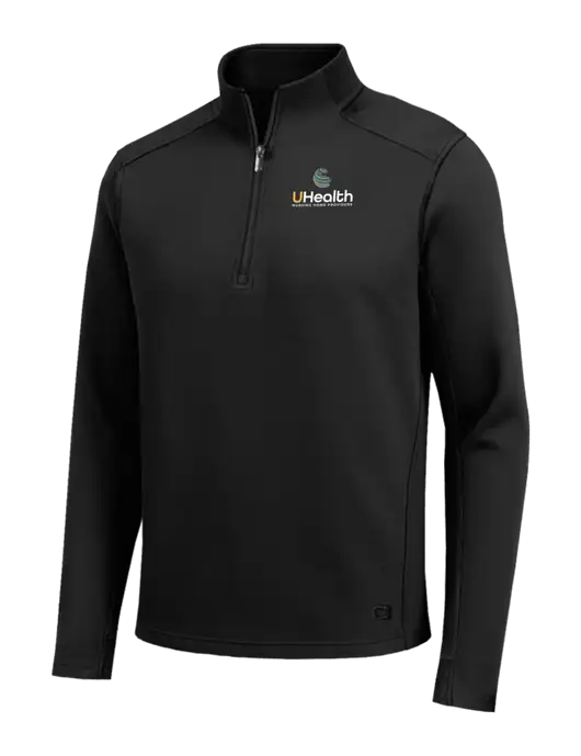 OGIO Transcend Black 1/4-Zip w/Uhealth Logo