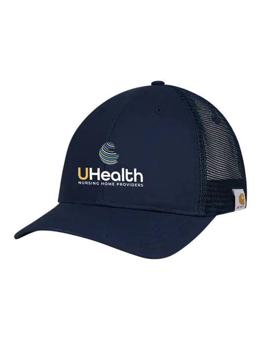 Carhartt Navy Trucker Rugged Pro Series Cap w/Uhealth Logo